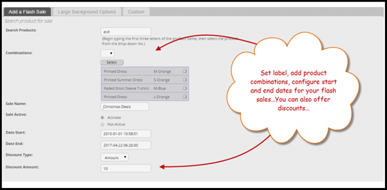 PrestaShop Plugins: PrestaShop Countdown Specials Flash Sales Module