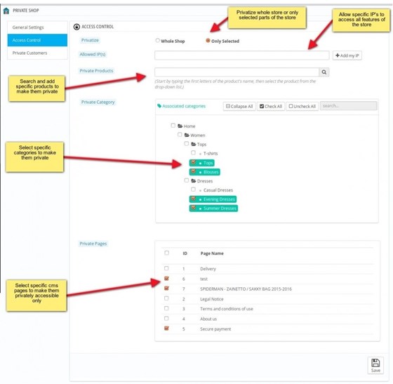 PrestaShop Plugins: PrestaShop B2B Business Privatization for Professionals Module