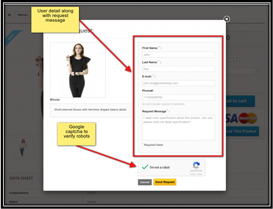 PrestaShop Plugins: PrestaShop Block Contact Form Product Module